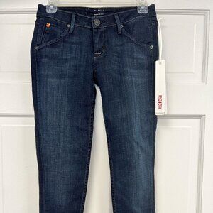 NEW Hudson Dark Wash Super Skinny Cropped Jeans Size 25  - W428DHA